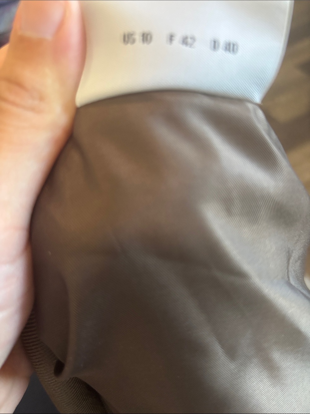 Akris Punto Brown Funnel Collar 3/4 Sleeve Twill Jacket - Picture 5 of 5
